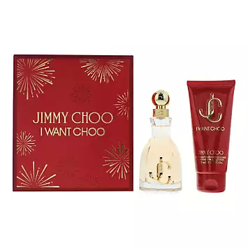 Jimmy Choo I Want Choo 2 Piece Gift Set: Eau De Parfum 60ml - Body Lotion 100ml | Kaleidoscope