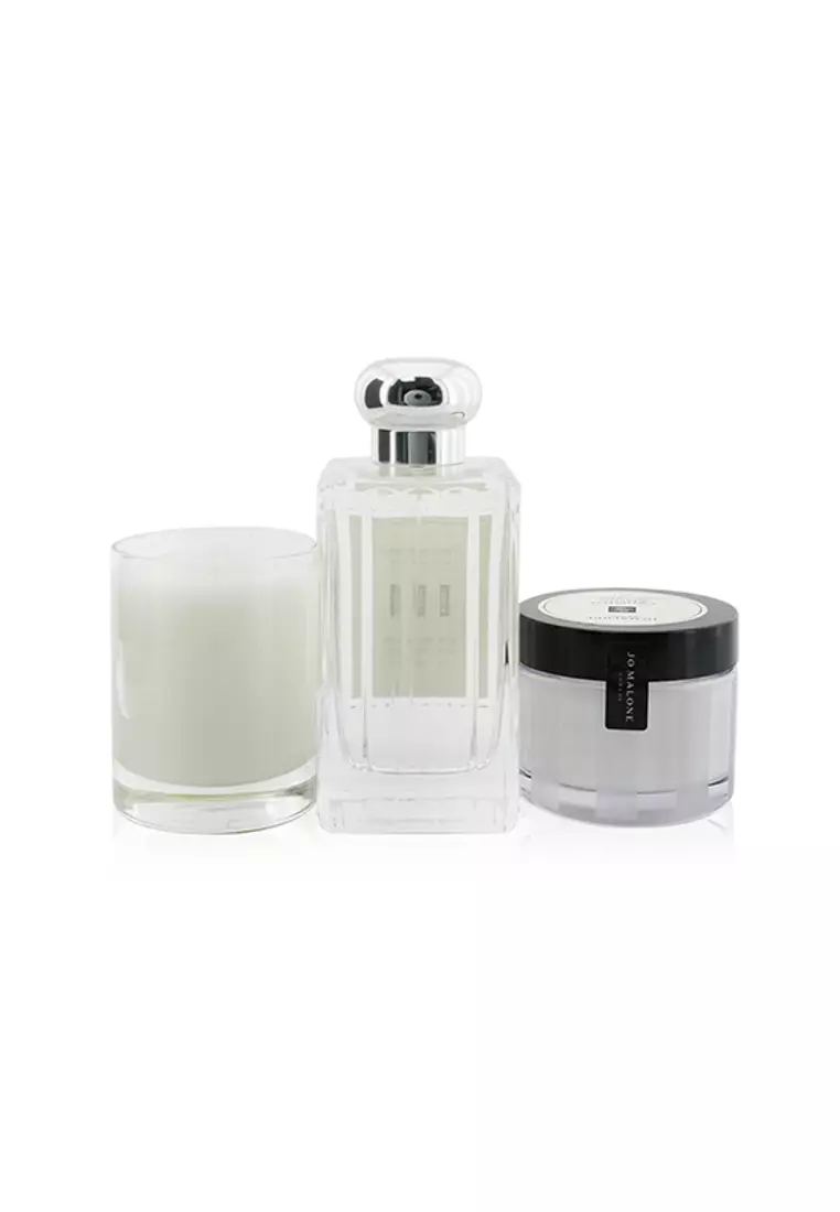 Jo Malone JO MALONE - English Pear & Freesia Coffret: Cologne Spray 100ml/3.4oz + Body Cream 50ml/1.7oz + Scented Candle 4.7