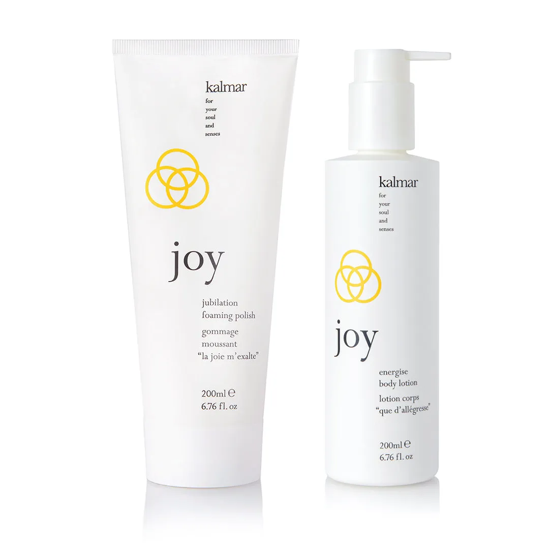 Joy Jubilation Foaming Polish & Joy Energise Body Lotion Bundle (Worth 67)