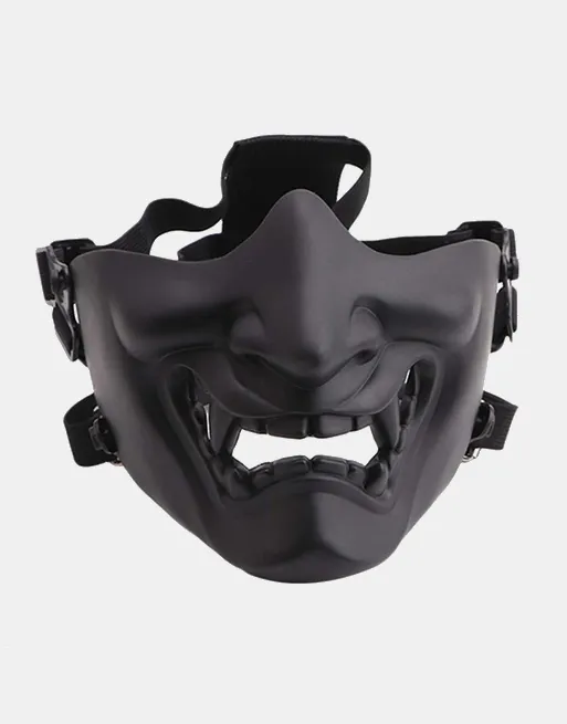 Kabuki Samurai Half Face Mask