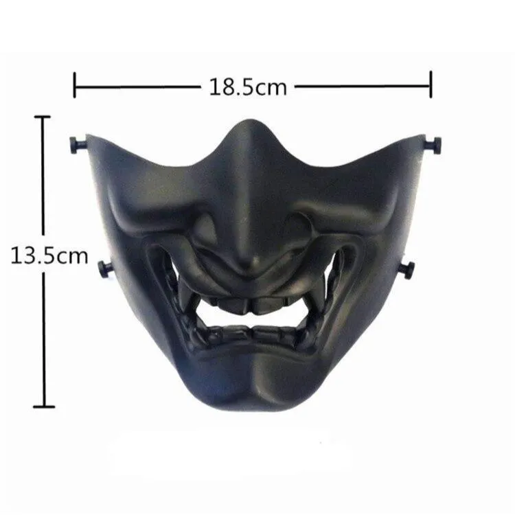 Kabuki Samurai Half Face Mask