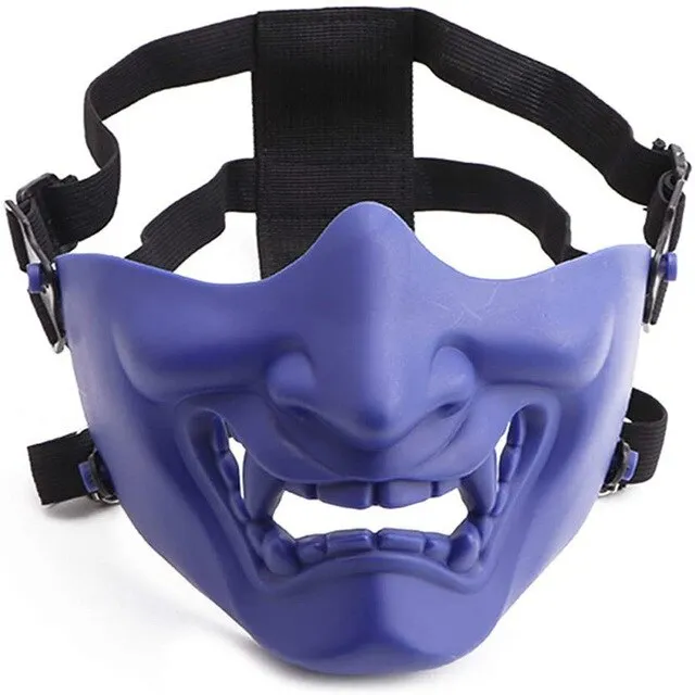 Kabuki Samurai Half Face Mask