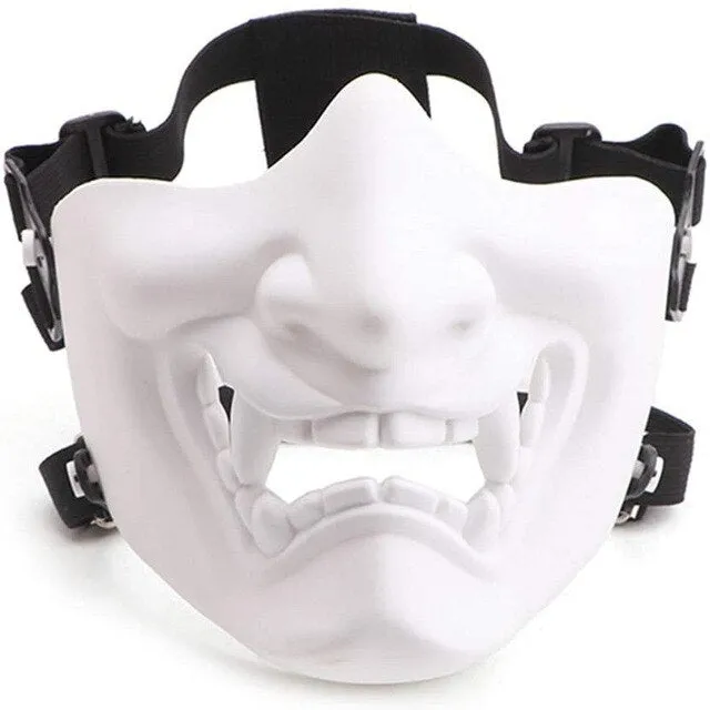 Kabuki Samurai Half Face Mask