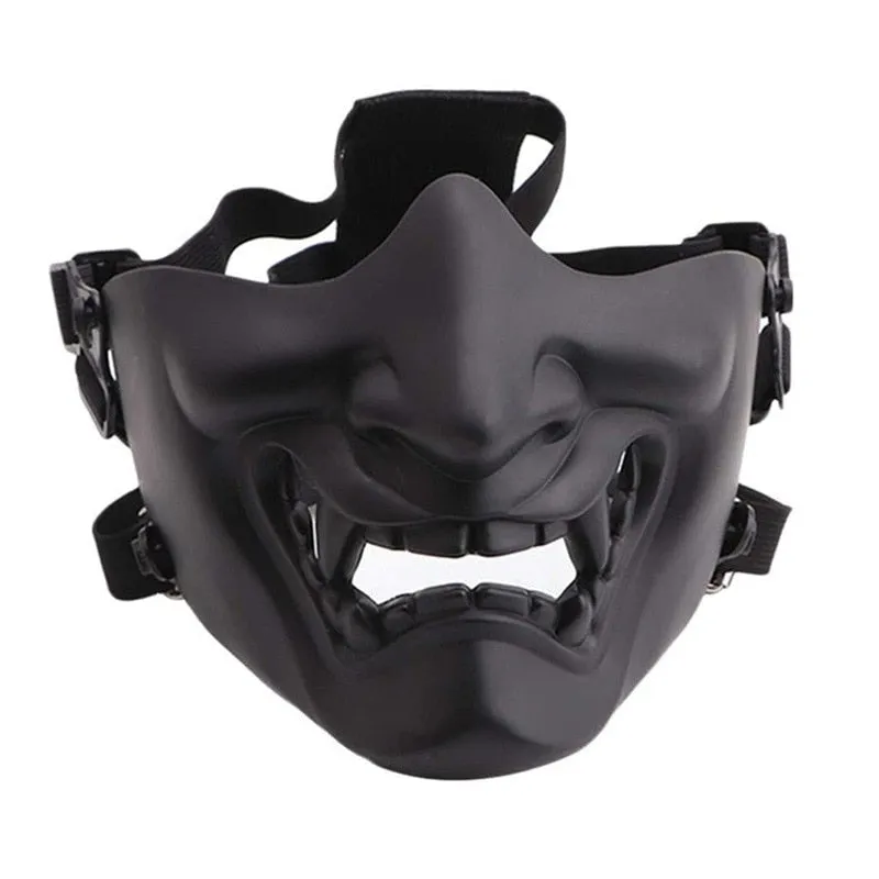 Kabuki Samurai Half Face Mask