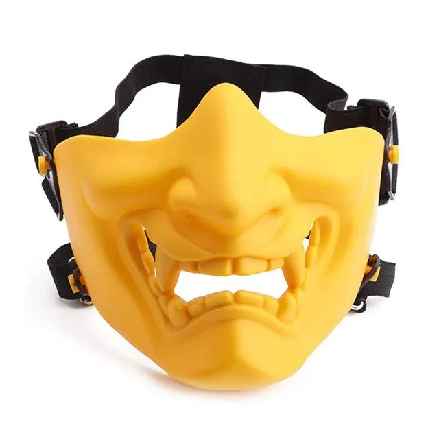 Kabuki Samurai Half Face Mask