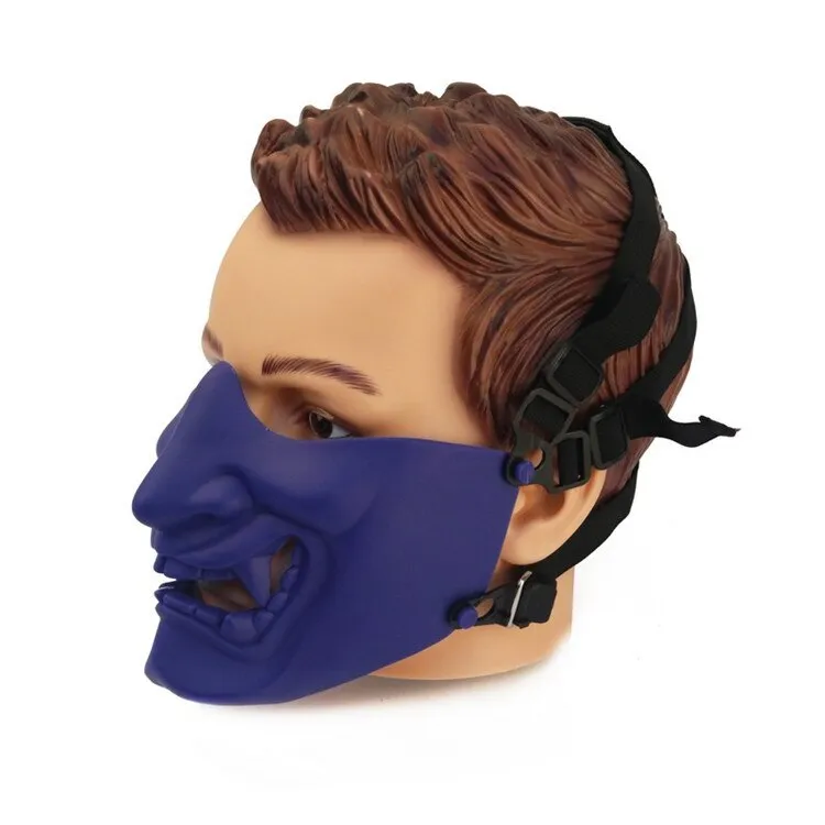 Kabuki Samurai Half Face Mask