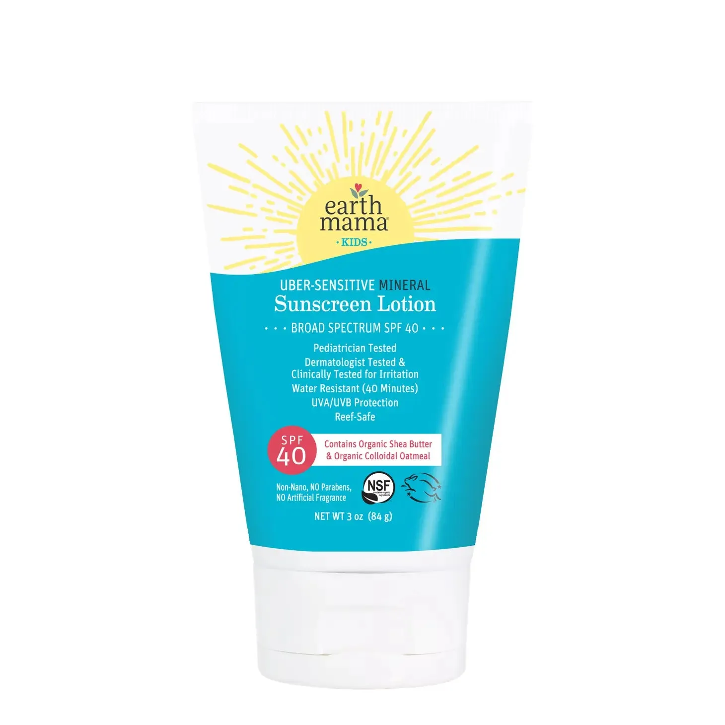 Kids Uber-Sensitive Mineral Sunscreen Lotion - SPF 40