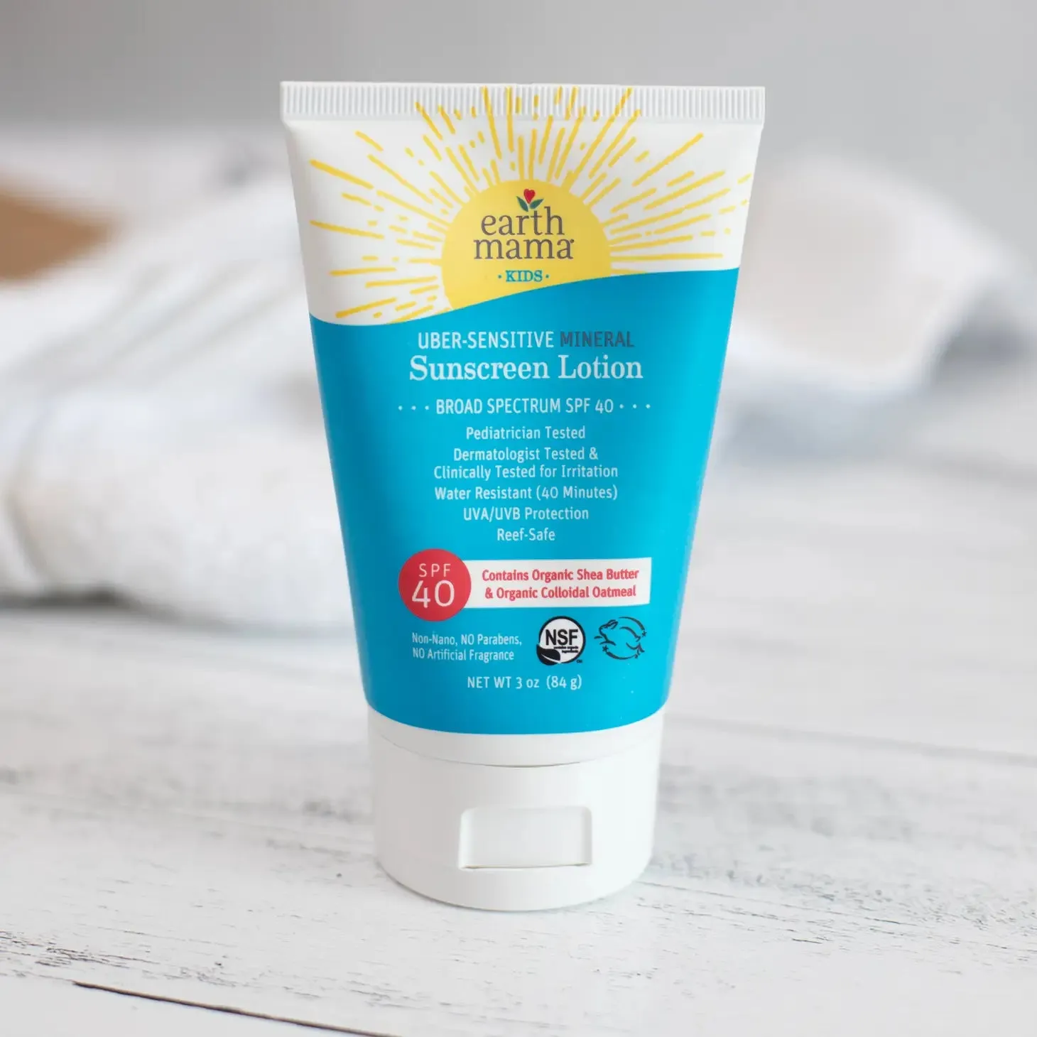 Kids Uber-Sensitive Mineral Sunscreen Lotion - SPF 40