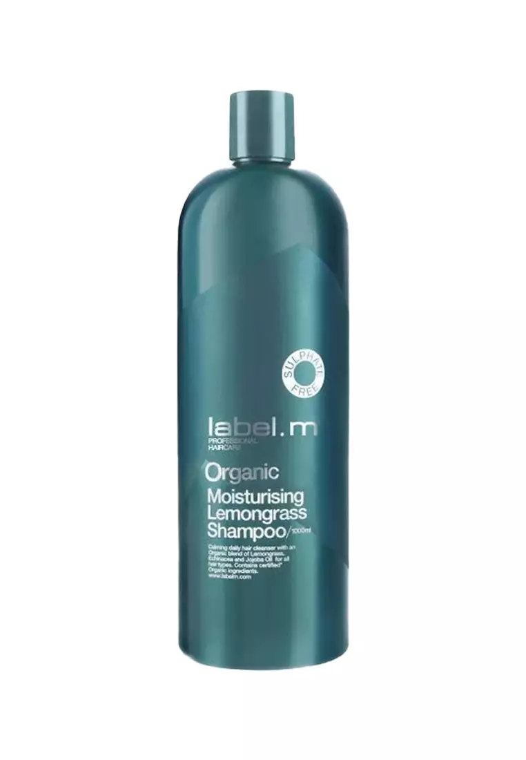 label.m label.m Organic Moisturising Lemongrass Shampoo 1000ml