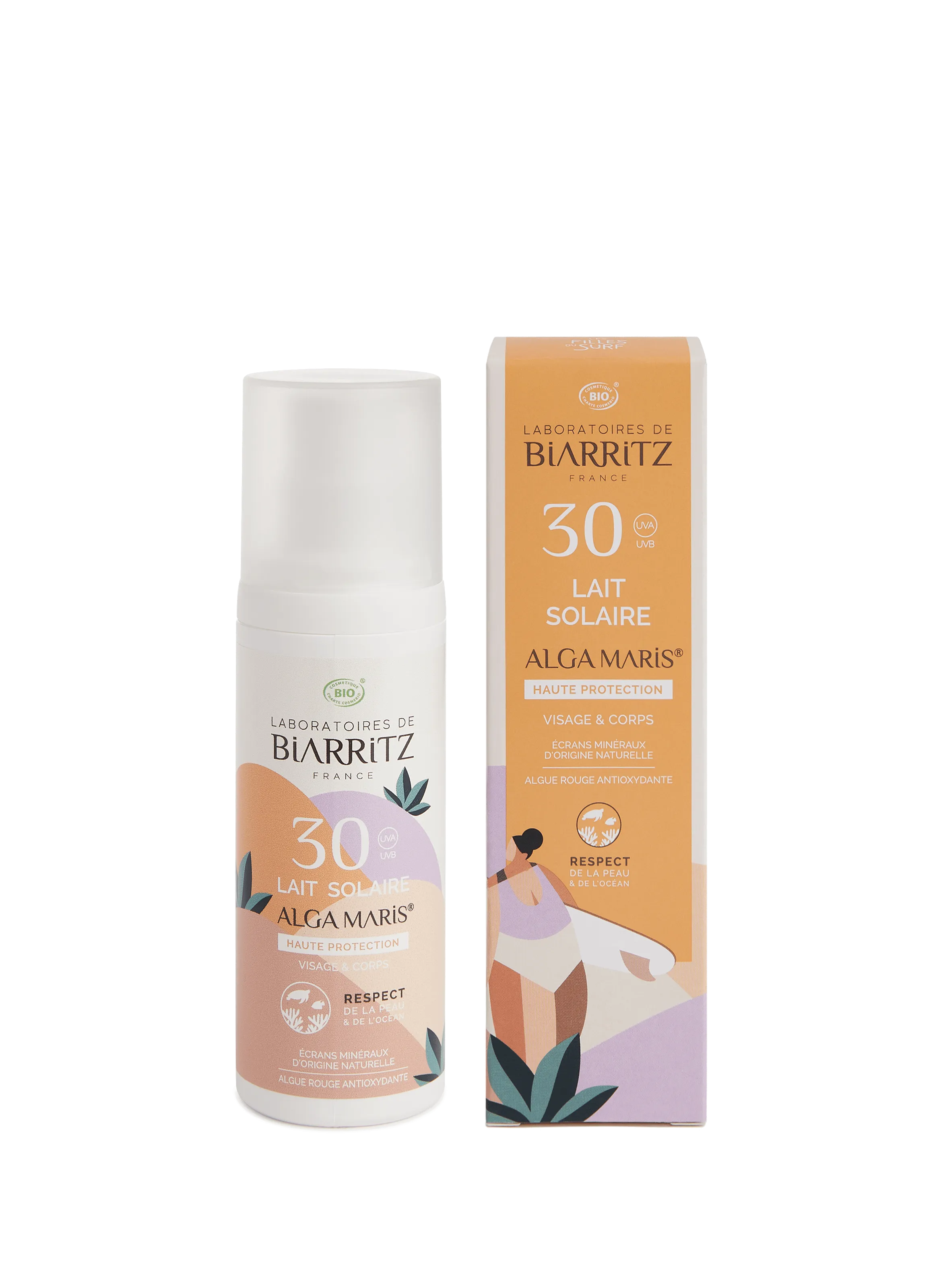 LABORATOIRES DE BIARRITZ  Alga Maris - SPF30 Sun Lotion x Les Filles du Surf