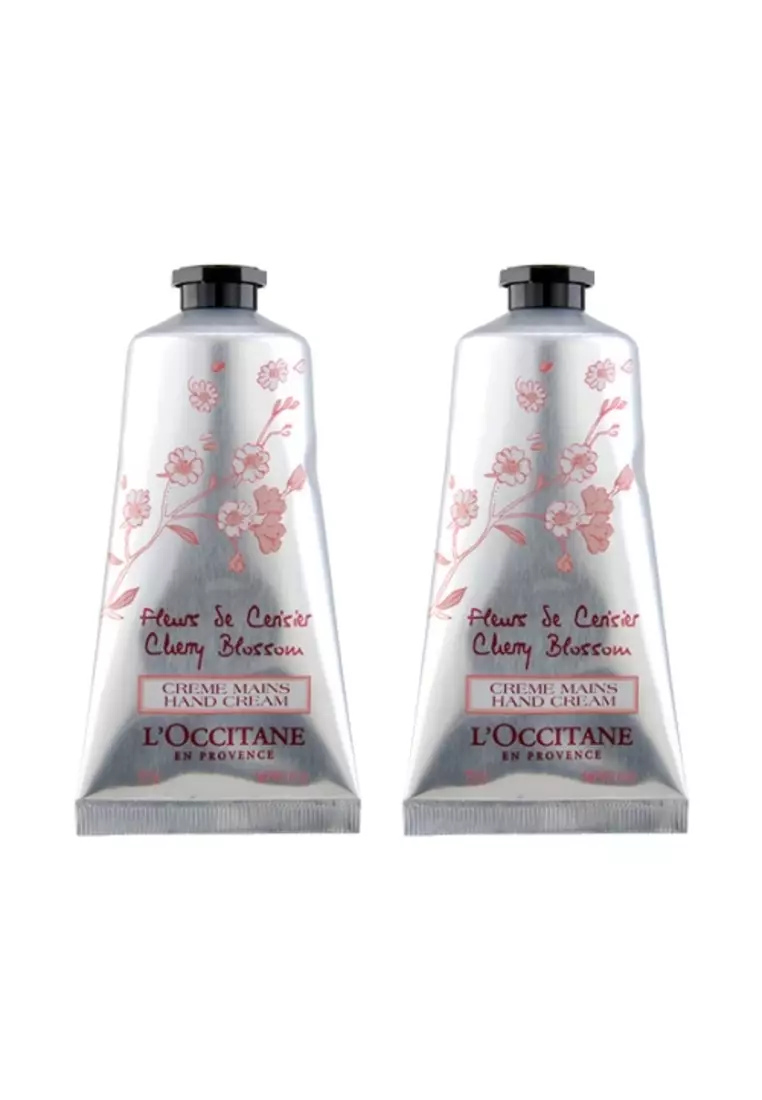 L'Occitane 2X L'Occitane Cherry Blossom Hand Cream 2.6oz, 75ml