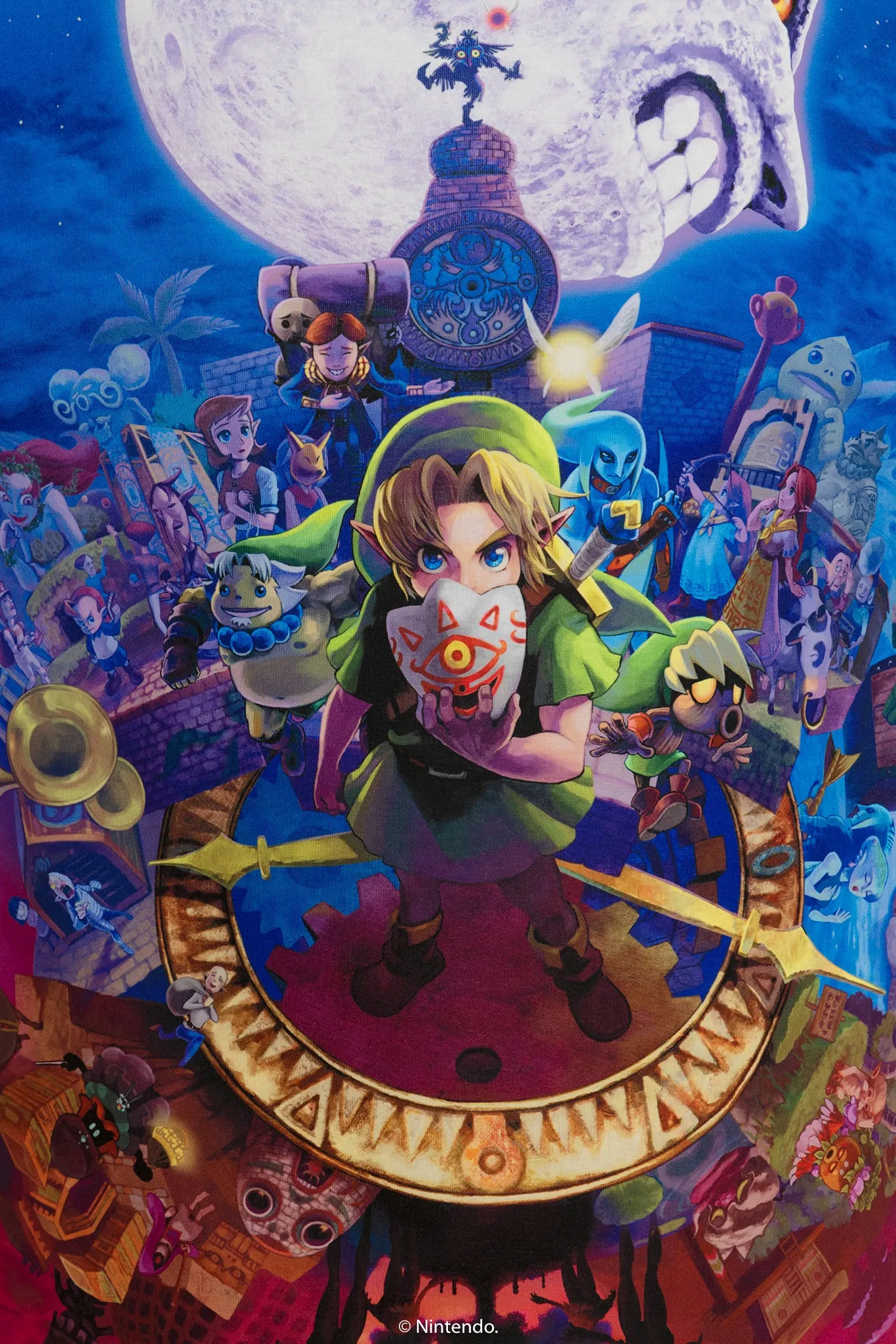 Majora's Mask Cover Long Sleeve Oversized BFT