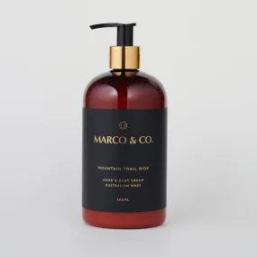 Marco and Co Hand and Body Cream MOUNTAIN TRAIL RIDE 500ml