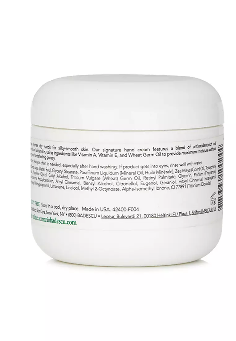 Mario Badescu MARIO BADESCU - Special Hand Cream with Vitamin E - For All Skin Types 113g/4oz