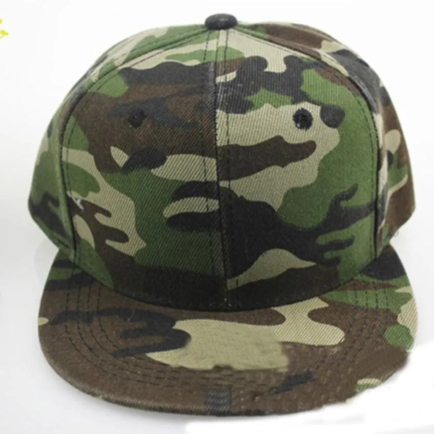 Men Baseball Cap WomenArmyGreen Camouflage Printed Hip Hop Dance Hat Sunscreen Cap #2415 SM6