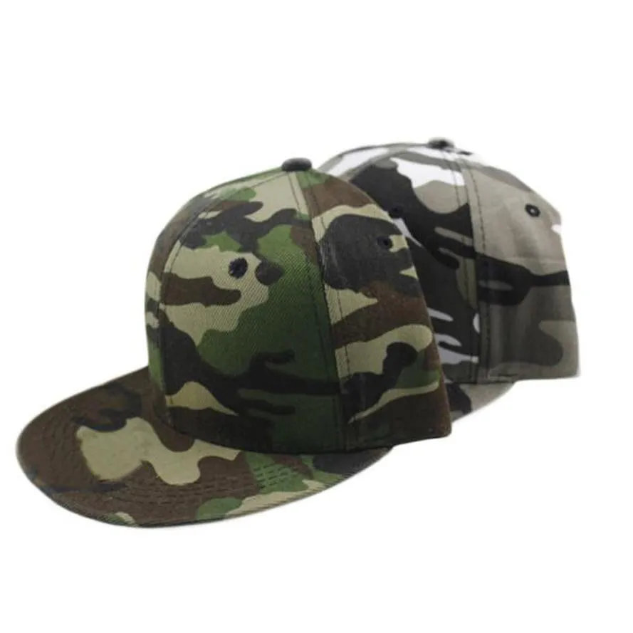 Men Baseball Cap WomenArmyGreen Camouflage Printed Hip Hop Dance Hat Sunscreen Cap #2415 SM6