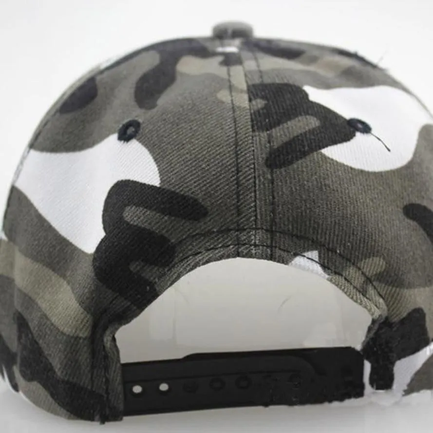 Men Baseball Cap WomenArmyGreen Camouflage Printed Hip Hop Dance Hat Sunscreen Cap #2415 SM6