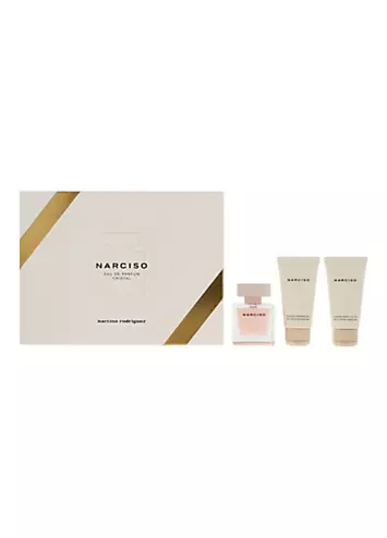 Narciso Rodriguez Cristal 3 Piece Gift Set - Eau de Parfum 50ml, Shower Gel 50ml & Body Lotion 50ml | Kaleidoscope