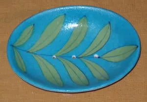 Natural Habitat Pottery Medium Oval Soap Dish