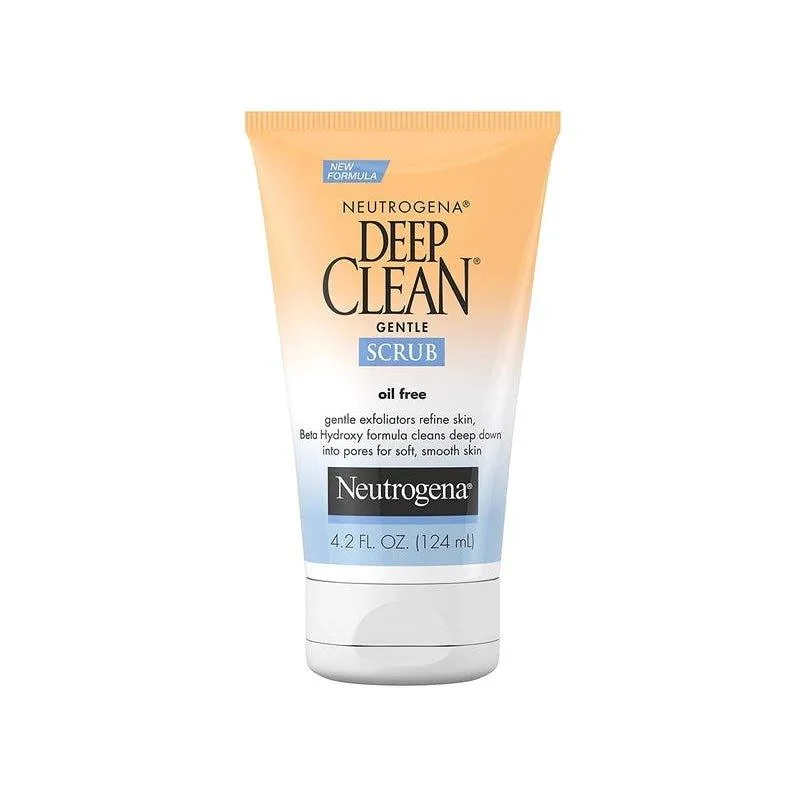 Neutrogena-Deep-Clean-Gentle-Daily-Facial-Scrub-Oil-Free-Cleanser-4-2-Fl-Oz