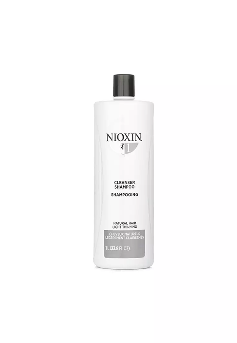 Nioxin NIOXIN - Derma Purifying System 1 Cleanser Shampoo (Natural Hair, Light Thinning) 1000ml/33.8oz.