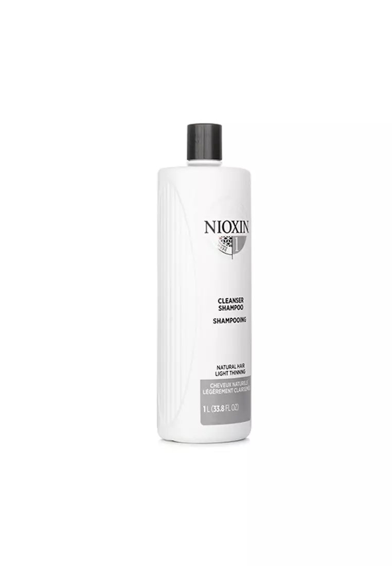 Nioxin NIOXIN - Derma Purifying System 1 Cleanser Shampoo (Natural Hair, Light Thinning) 1000ml/33.8oz.