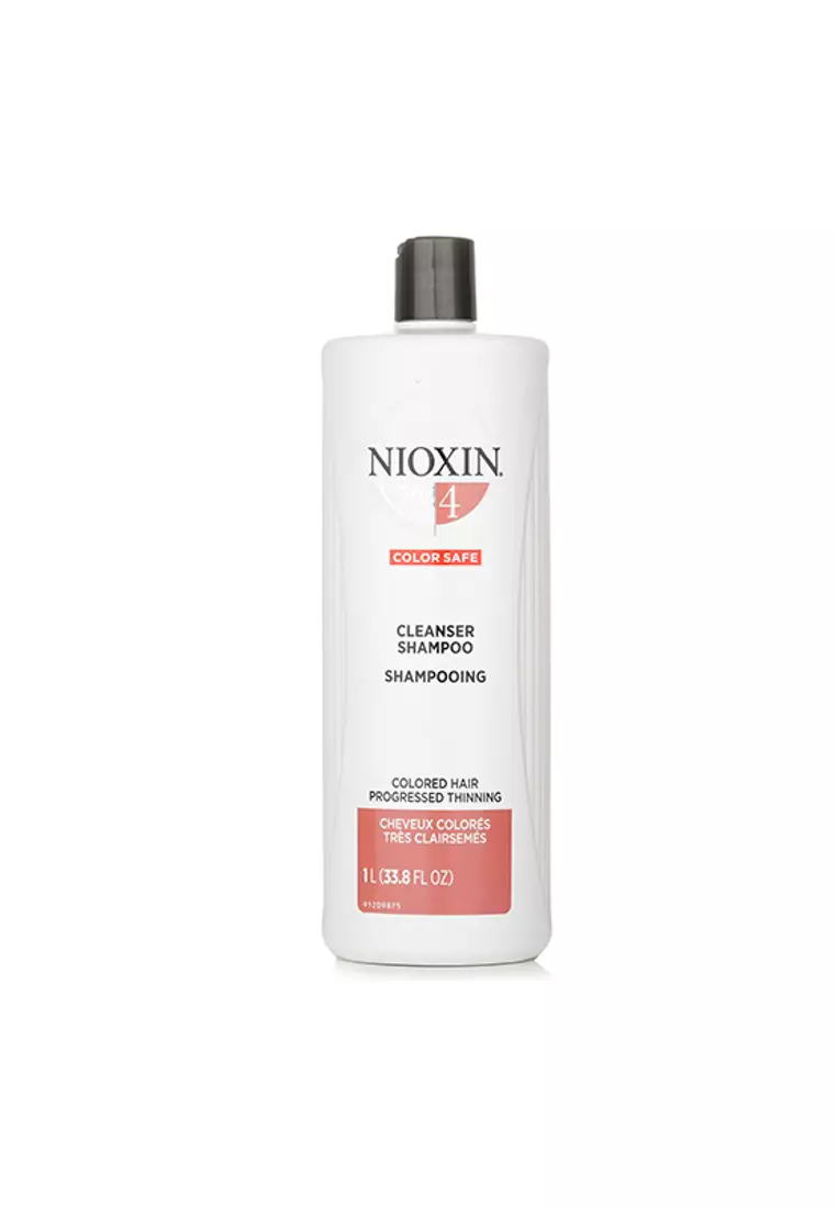 Nioxin NIOXIN - Derma Purifying System 4 Cleanser Shampoo (Colored Hair, Progressed Thinning, Color Safe) 1000ml/33.8oz