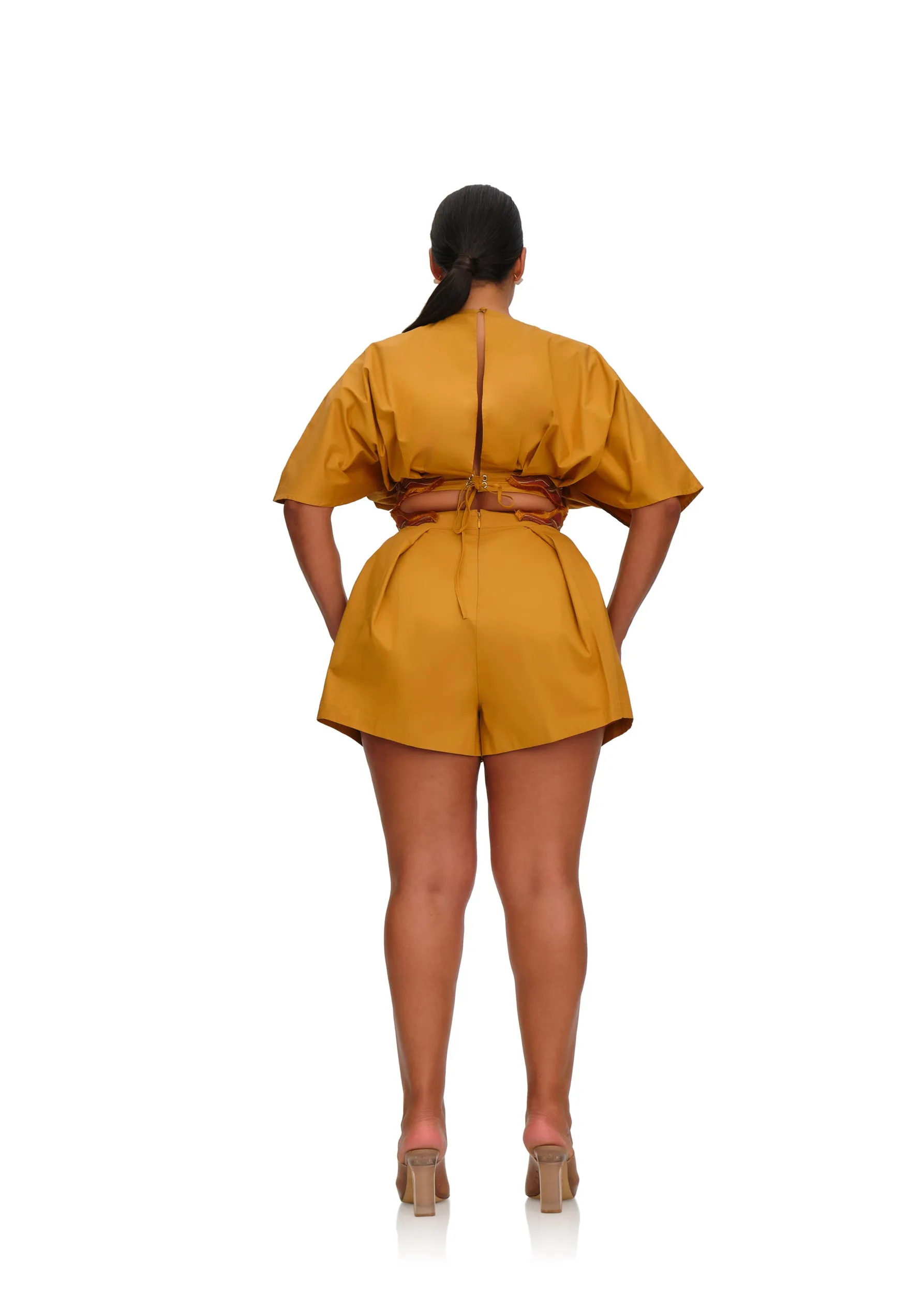 OLLA SHORTS - MUSTARD