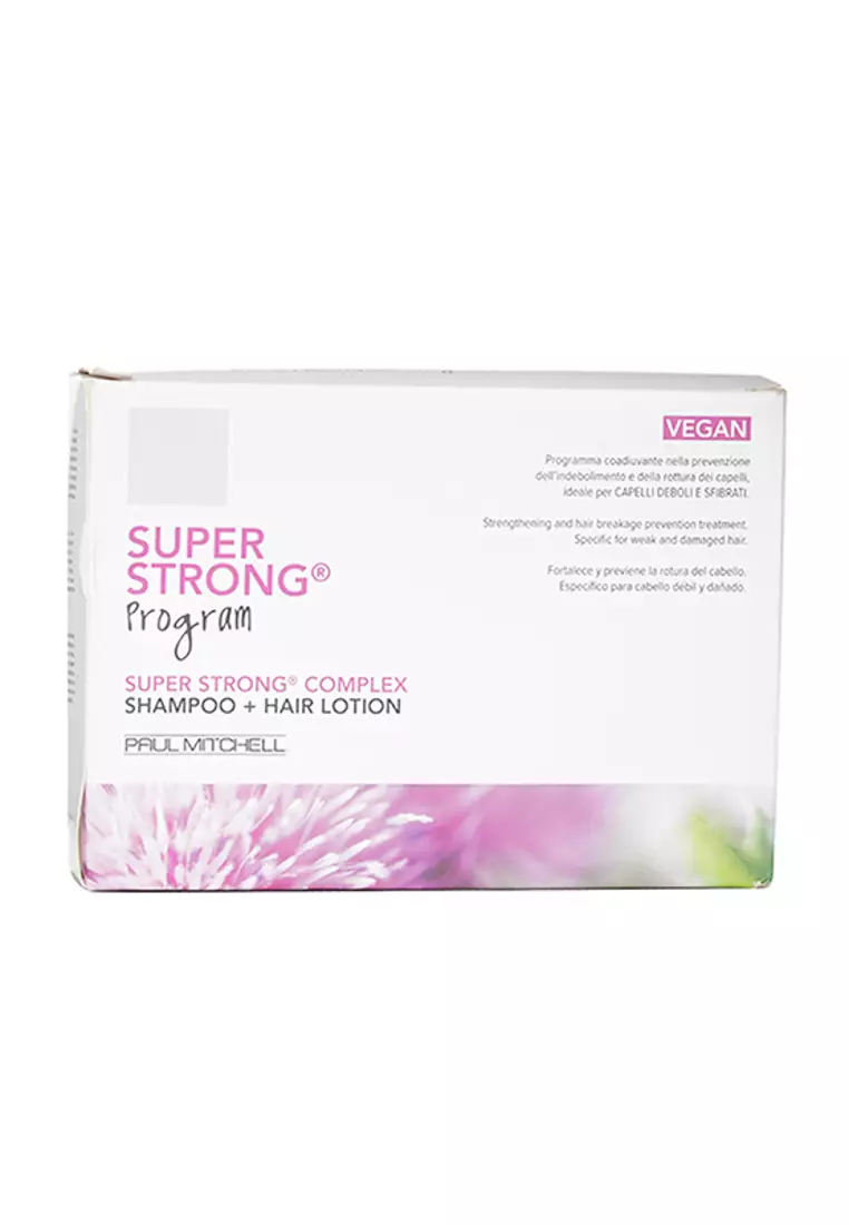 Paul Mitchell PAUL MITCHELL - Strength Super Strong Complex Program Set: Shampoo 300ml + Hair Lotion 12x6ml 13pcs