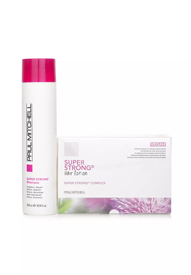 Paul Mitchell PAUL MITCHELL - Strength Super Strong Complex Program Set: Shampoo 300ml + Hair Lotion 12x6ml 13pcs