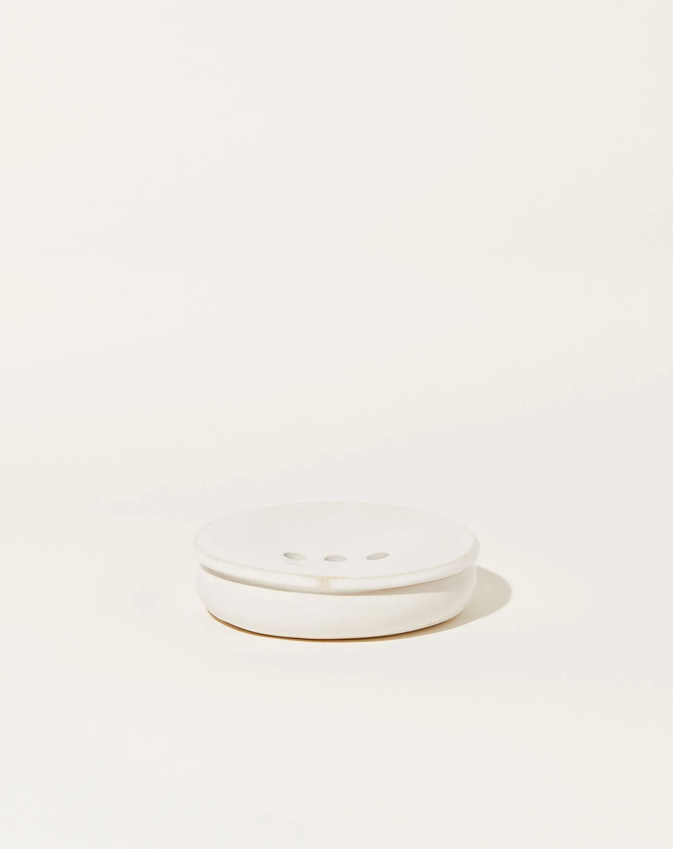 Peb Soap Dish in White