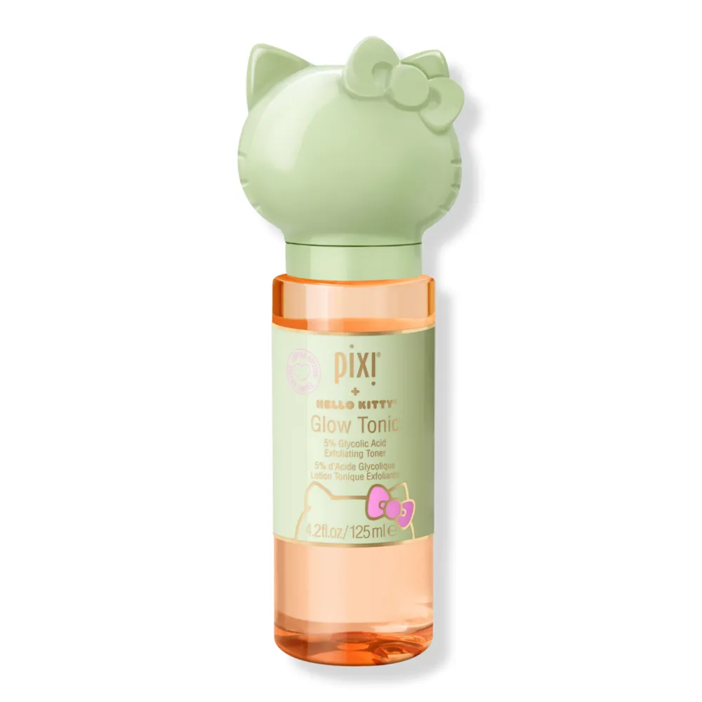 Pixi + Hello Kitty Glow Tonic 5% Glycolic Acid Exfoliating Toner