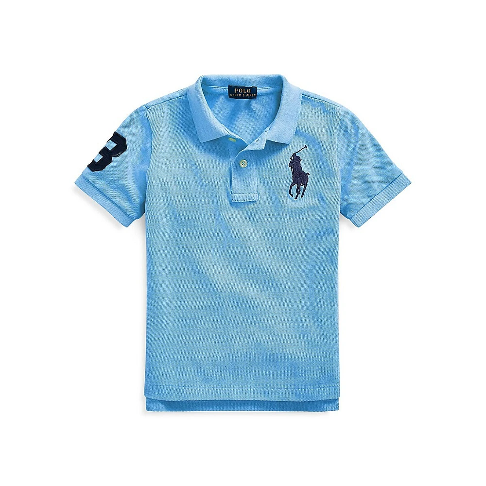 Polo Ralph Lauren Boy's Big Pony Cotton Mesh Polo Shirt