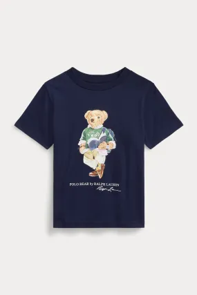 Polo Ralph Lauren Kids 5-7 Ya Erkek ocuk Polo Bear T-shirt