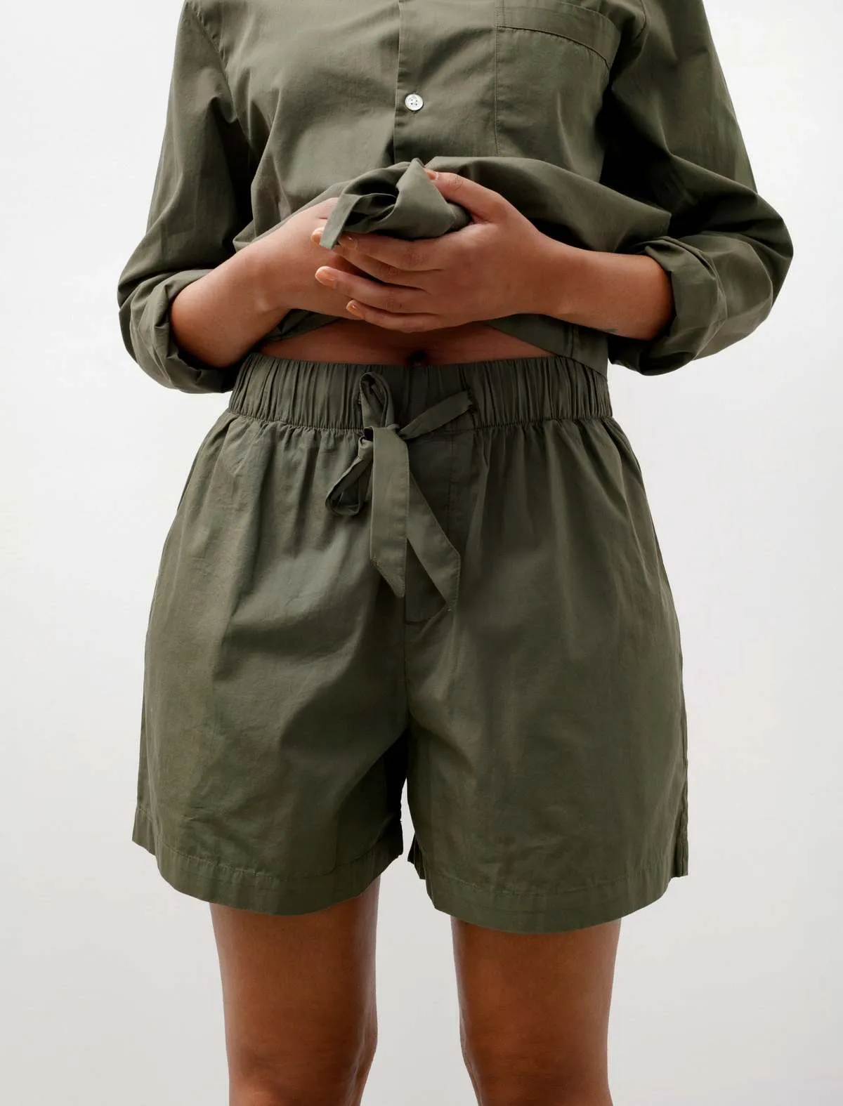 Poplin Shorts - Willow