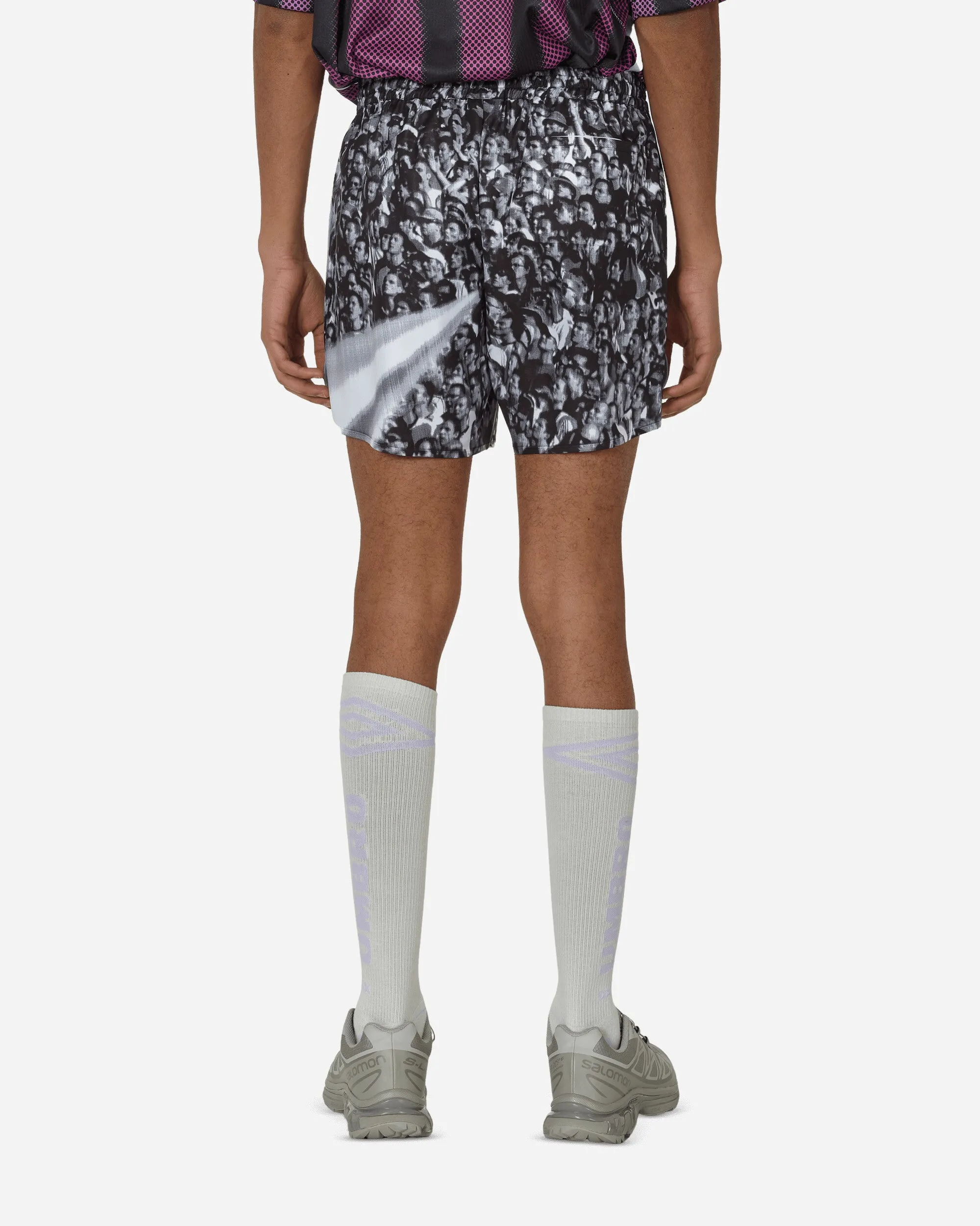 Printed Shorts White / Black