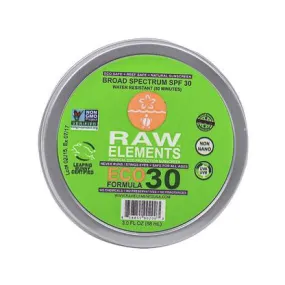 Raw Elements Eco Formula Tin Sunscreen-SPF 30+