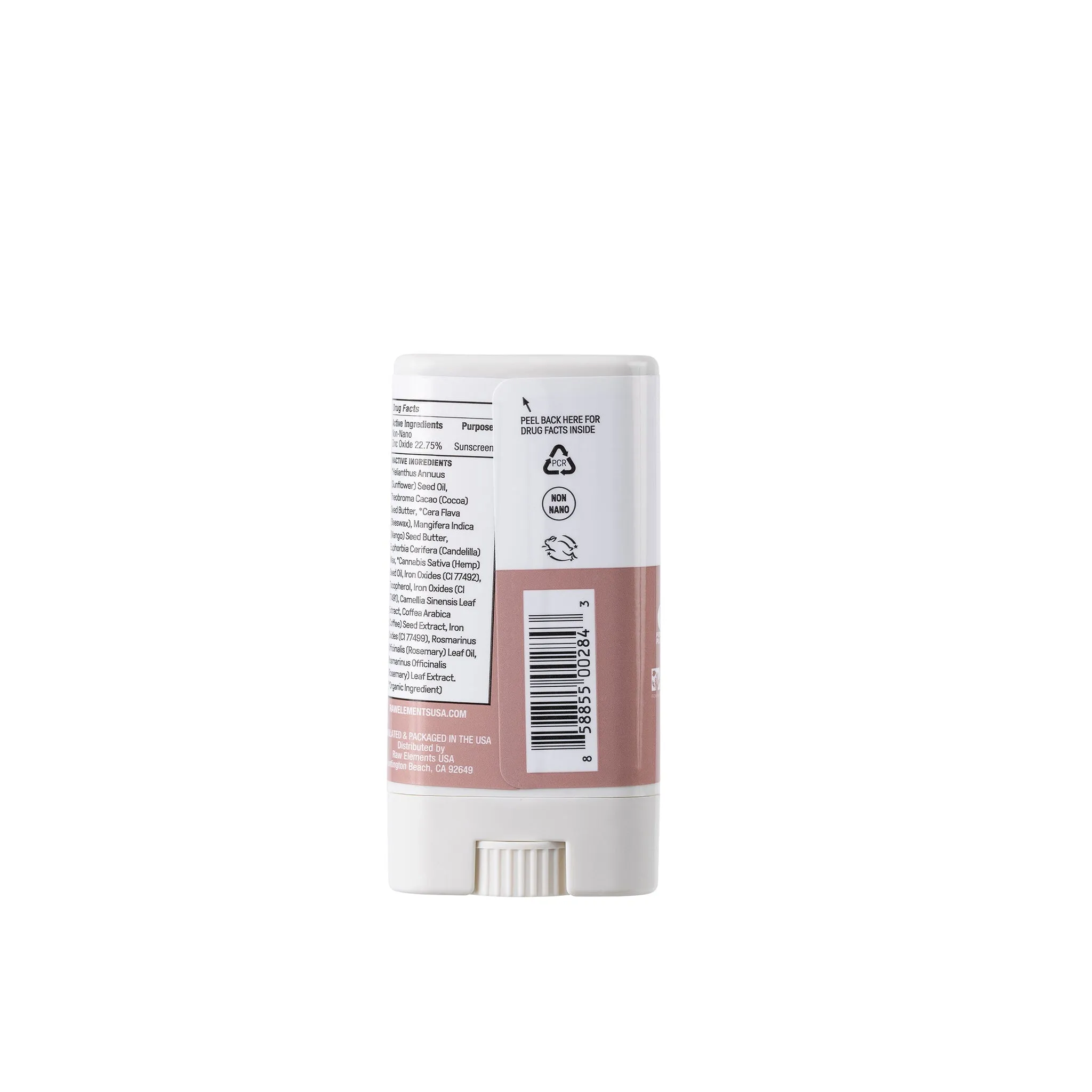 Raw Elements Tinted Face Stick SPF 30 Sunscreen-Pearly Sand