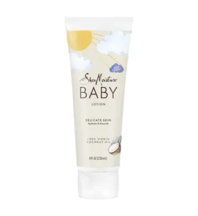 SheaMoisture Baby Lotion Coconut Oil for Baby Skin 100% Virgin Coconut Oil Baby Lotion Clear Skin Moisturizer 8 oz