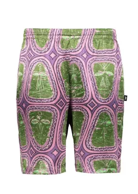 Stussy Mask Shorts - Pink/Green