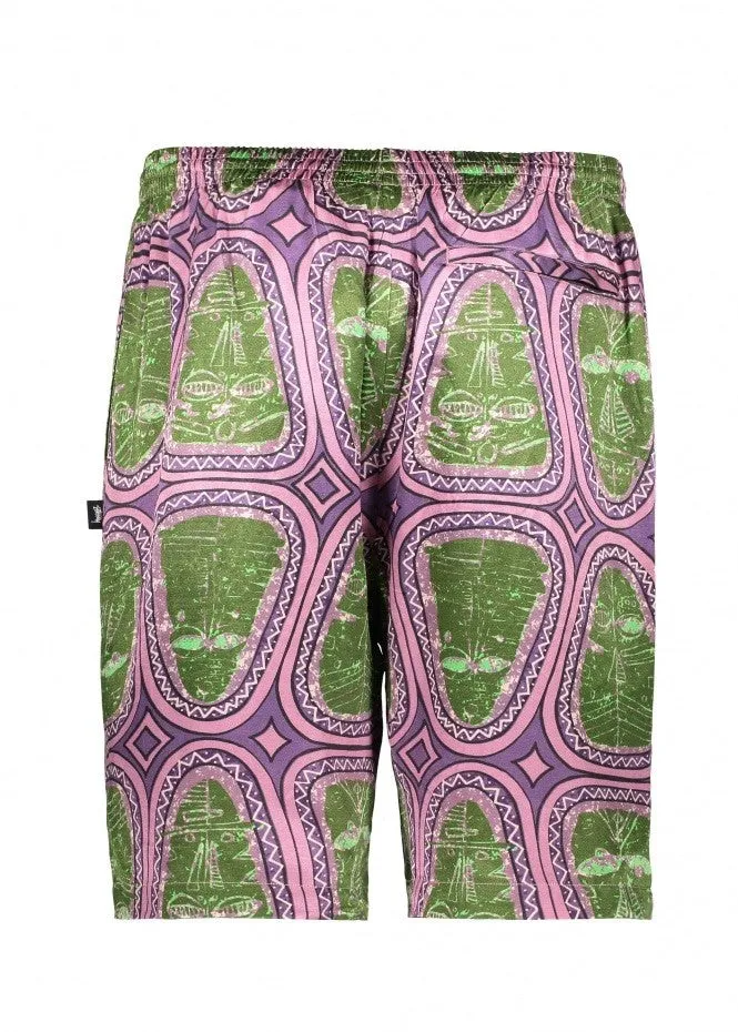 Stussy Mask Shorts - Pink/Green