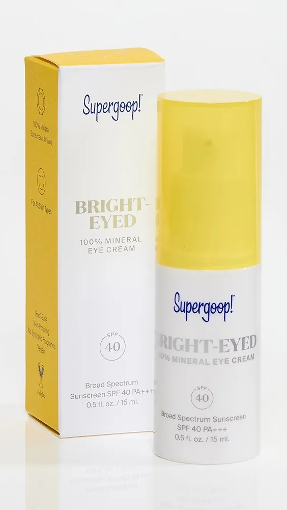 Supergoop!   Bright-Eyed 100% Mineral Eye Cream SPF 40 