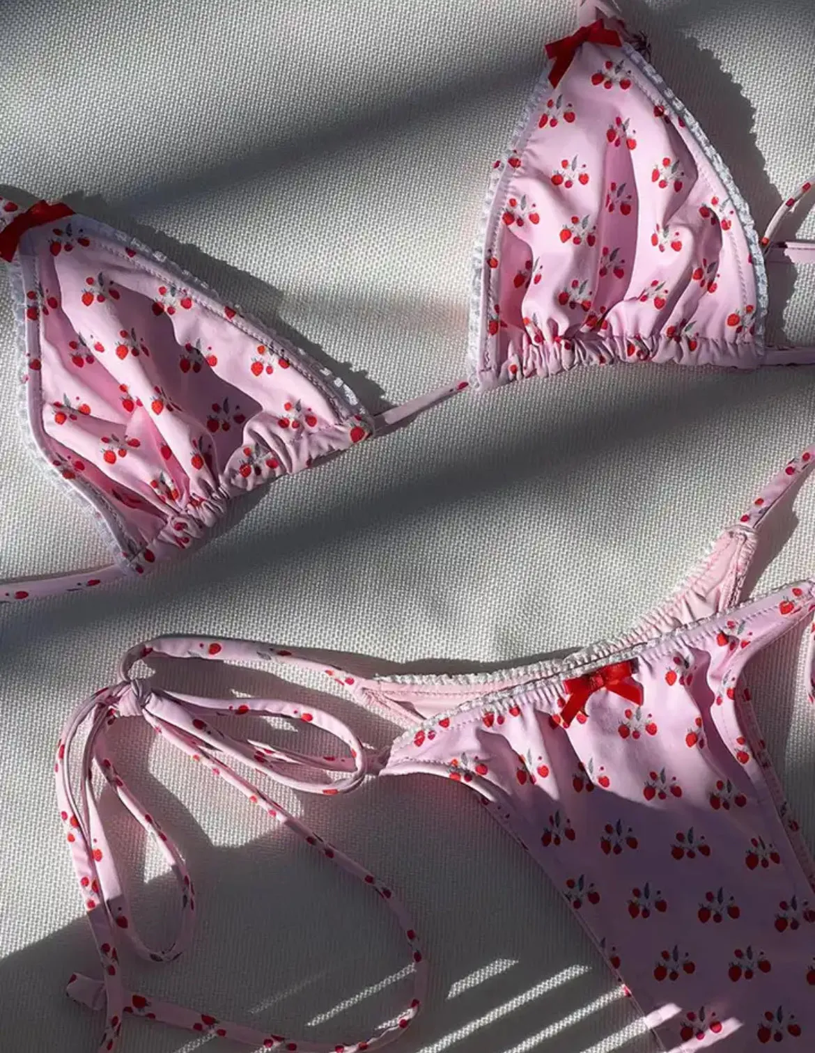 The Pink Strawberry Bikini