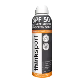 ThinkSports Clear Zinc Sunscreen Spray