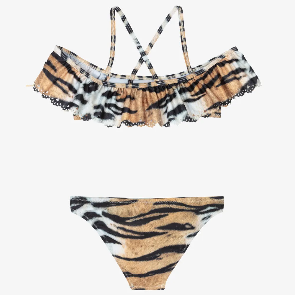 Tiger Print Bikini (UPF 50+)