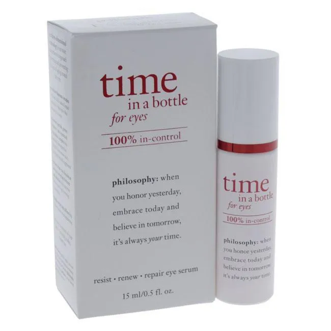 Time In a Bottle For Eyes Daily Age-Defying Serum by Philosophy for Unisex - 0.5 oz Eye Serum