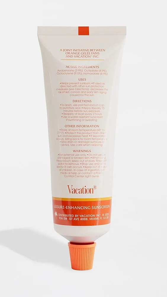 Vacation Sunscreen   Orange Gelee SPF 30 Sunscreen 