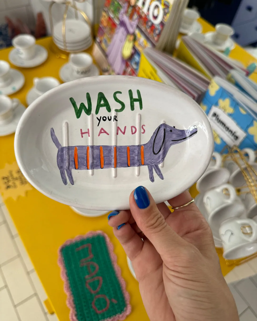 Wash your Hands soap dish