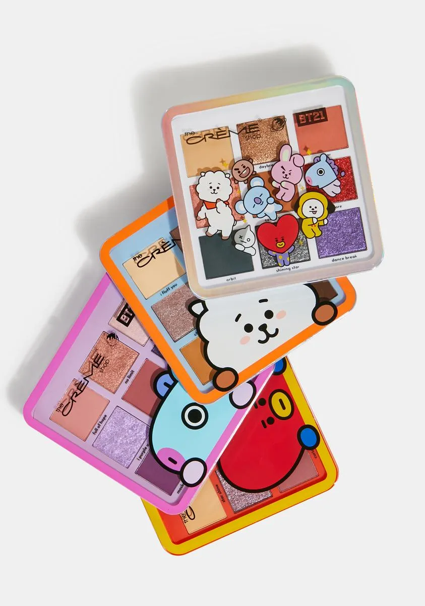 X BT21 Mauve 9 Pan Eyeshadow Palette-