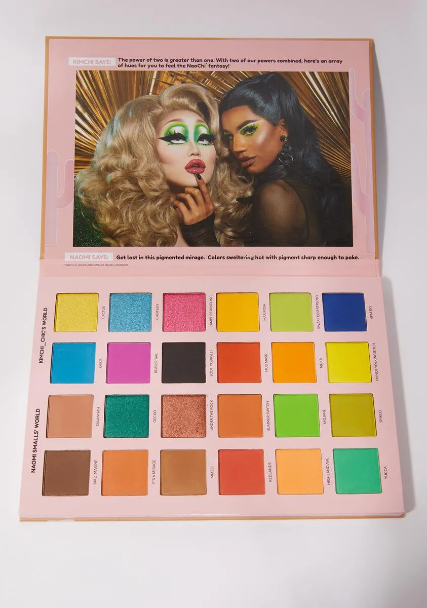 x Naomi Smalls 2 Queens In 1 Desert Mad Maxine Shoot Yourself Eyeshadow Palette-